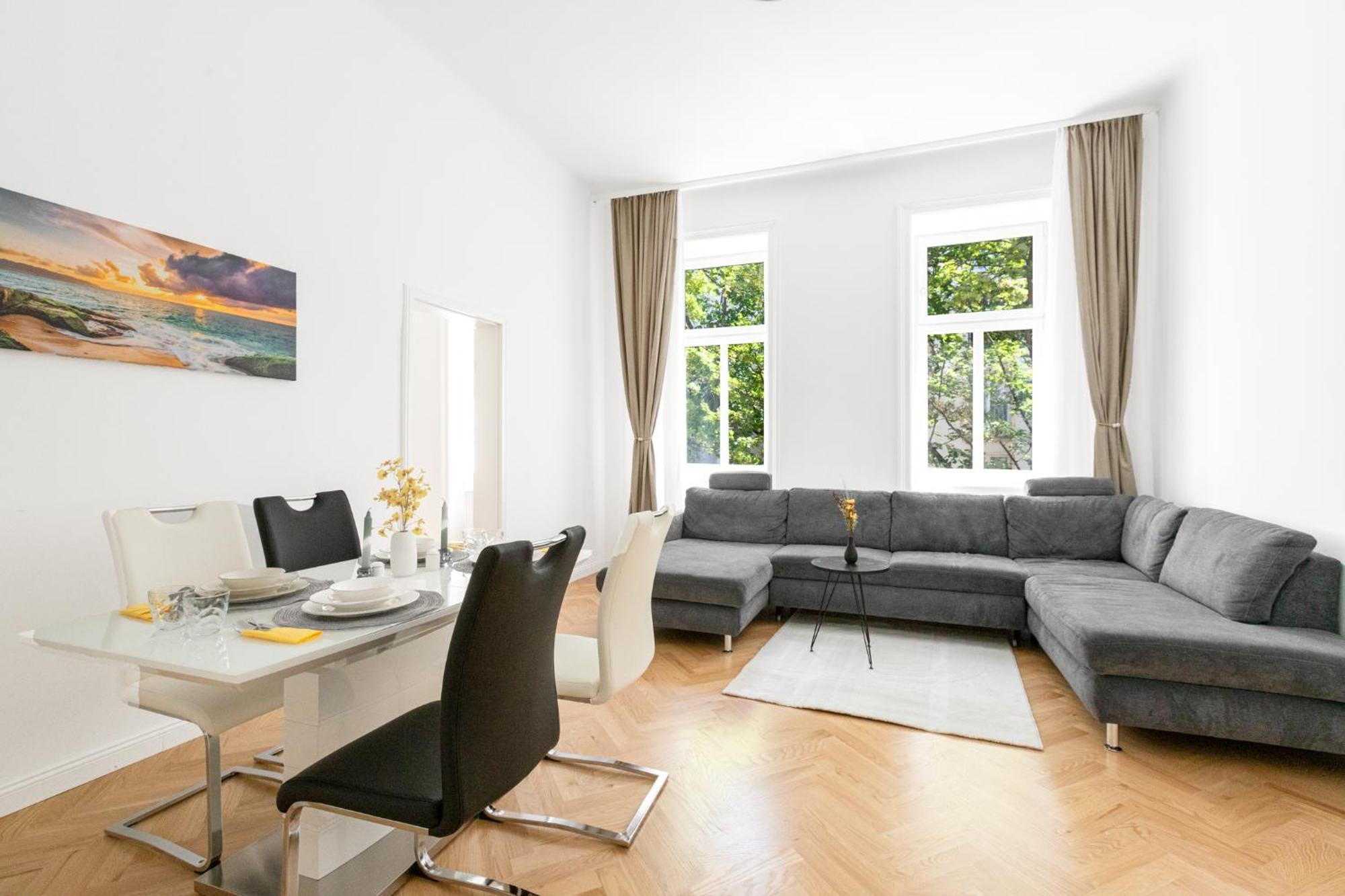 Stilvolle 2 Zimmer Apartment Im Wiener Altbaustil Nahe Donaukanal Exterior photo